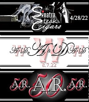 Cigar label samples of actual client designs